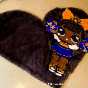 Custom Bratz cheerleader rug